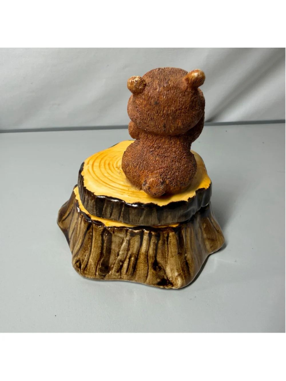 Artistic Gifts Inc. Bear Honey Pot Trinket Box One Size Brown Yellow